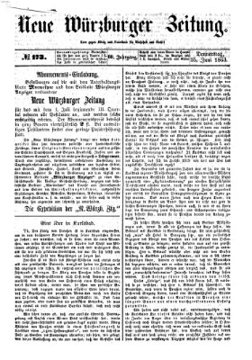 Neue Würzburger Zeitung Donnerstag 25. Juni 1863