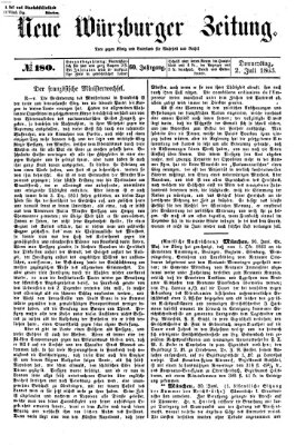 Neue Würzburger Zeitung Donnerstag 2. Juli 1863