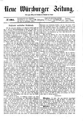 Neue Würzburger Zeitung Freitag 17. Juli 1863