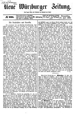 Neue Würzburger Zeitung Donnerstag 23. Juli 1863