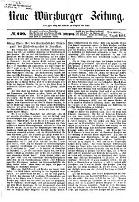 Neue Würzburger Zeitung Donnerstag 20. August 1863