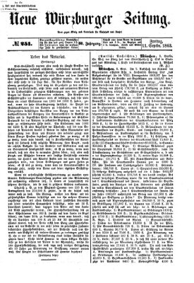 Neue Würzburger Zeitung Freitag 11. September 1863