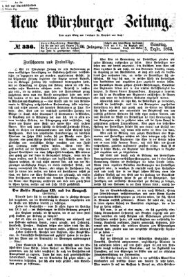 Neue Würzburger Zeitung Samstag 5. Dezember 1863