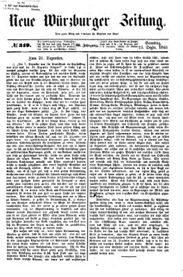 Neue Würzburger Zeitung Samstag 19. Dezember 1863