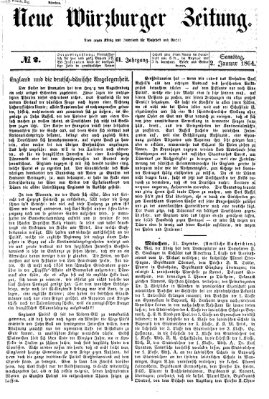 Neue Würzburger Zeitung Samstag 2. Januar 1864