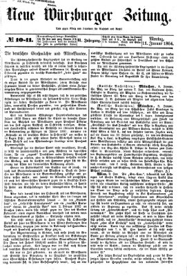 Neue Würzburger Zeitung Montag 11. Januar 1864