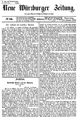 Neue Würzburger Zeitung Donnerstag 14. Januar 1864