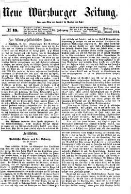 Neue Würzburger Zeitung Freitag 15. Januar 1864