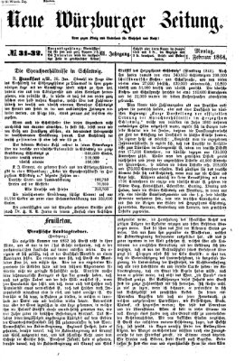 Neue Würzburger Zeitung Montag 1. Februar 1864