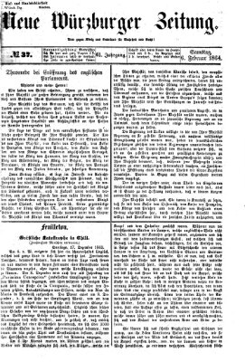 Neue Würzburger Zeitung Samstag 6. Februar 1864