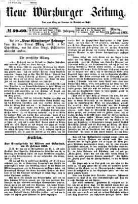 Neue Würzburger Zeitung Montag 29. Februar 1864