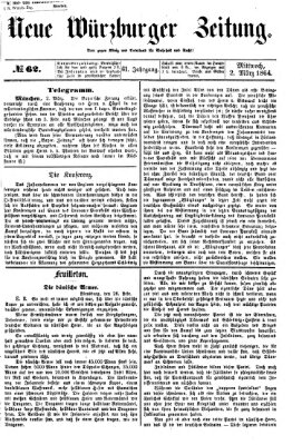 Neue Würzburger Zeitung Mittwoch 2. März 1864