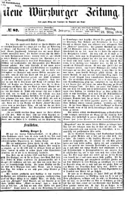 Neue Würzburger Zeitung Montag 28. März 1864