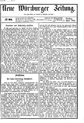 Neue Würzburger Zeitung Dienstag 5. April 1864