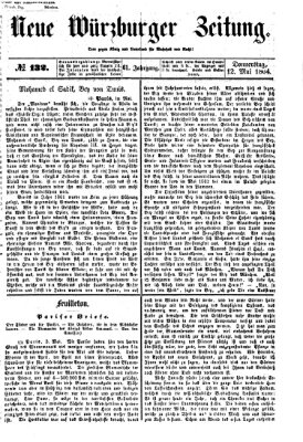 Neue Würzburger Zeitung Donnerstag 12. Mai 1864