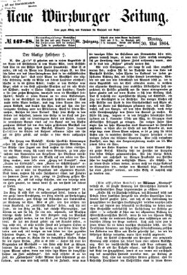 Neue Würzburger Zeitung Montag 30. Mai 1864