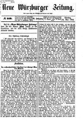 Neue Würzburger Zeitung Dienstag 31. Mai 1864