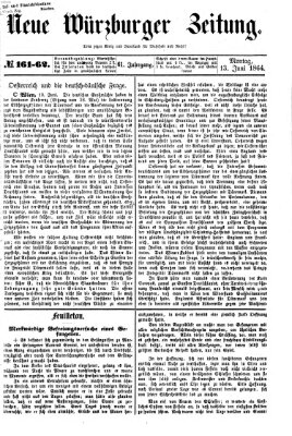 Neue Würzburger Zeitung Montag 13. Juni 1864