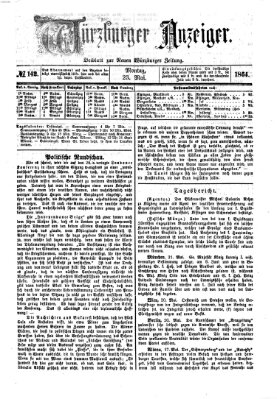 Würzburger Anzeiger (Neue Würzburger Zeitung) Montag 23. Mai 1864