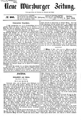 Neue Würzburger Zeitung Freitag 8. Juli 1864