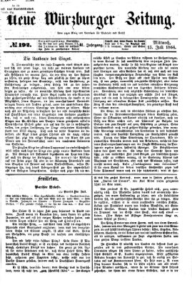 Neue Würzburger Zeitung Mittwoch 13. Juli 1864