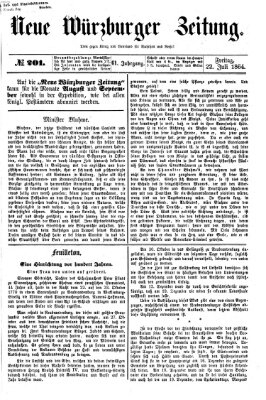 Neue Würzburger Zeitung Freitag 22. Juli 1864