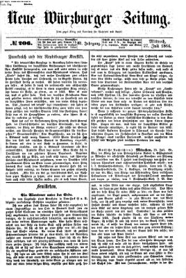 Neue Würzburger Zeitung Mittwoch 27. Juli 1864