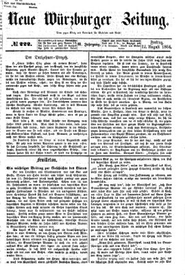 Neue Würzburger Zeitung Freitag 12. August 1864