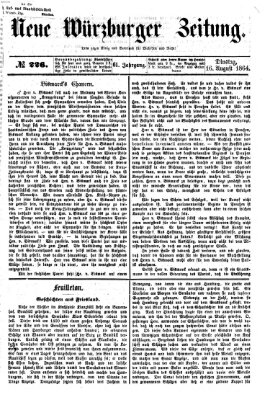 Neue Würzburger Zeitung Dienstag 16. August 1864