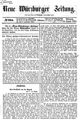 Neue Würzburger Zeitung Mittwoch 24. August 1864