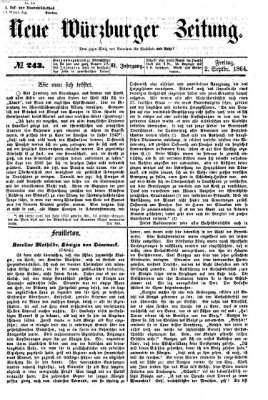 Neue Würzburger Zeitung Freitag 2. September 1864