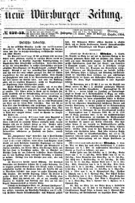 Neue Würzburger Zeitung Montag 12. September 1864