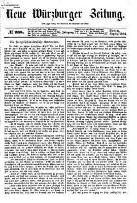 Neue Würzburger Zeitung Dienstag 27. September 1864