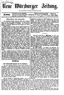 Neue Würzburger Zeitung Mittwoch 12. Oktober 1864