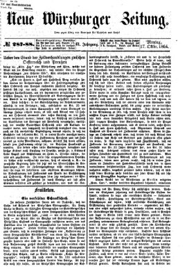 Neue Würzburger Zeitung Montag 17. Oktober 1864