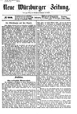 Neue Würzburger Zeitung Dienstag 18. Oktober 1864