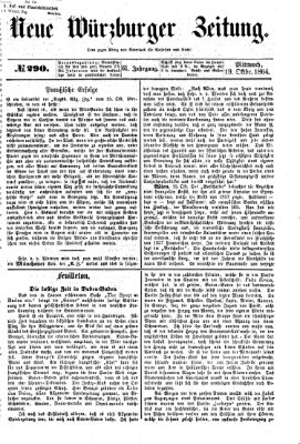 Neue Würzburger Zeitung Mittwoch 19. Oktober 1864