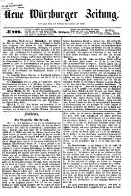 Neue Würzburger Zeitung Freitag 28. Oktober 1864