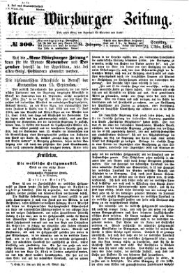 Neue Würzburger Zeitung Samstag 29. Oktober 1864