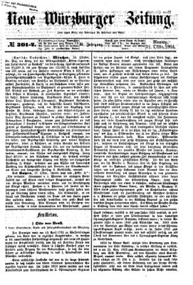 Neue Würzburger Zeitung Montag 31. Oktober 1864