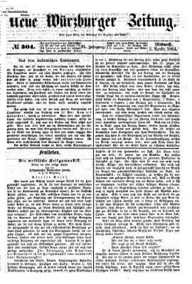 Neue Würzburger Zeitung Mittwoch 2. November 1864