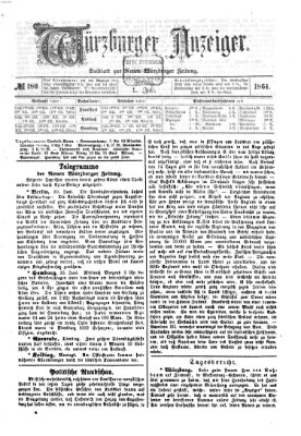 Würzburger Anzeiger (Neue Würzburger Zeitung) Freitag 1. Juli 1864