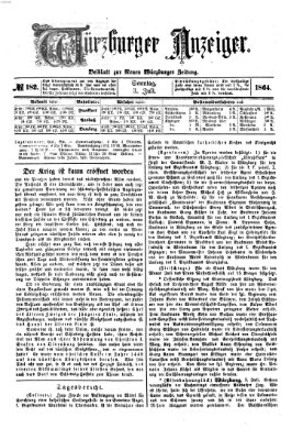 Würzburger Anzeiger (Neue Würzburger Zeitung) Sonntag 3. Juli 1864