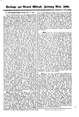 Würzburger Anzeiger (Neue Würzburger Zeitung) Donnerstag 21. Juli 1864