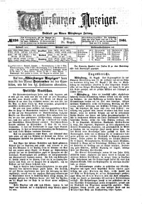 Würzburger Anzeiger (Neue Würzburger Zeitung) Freitag 26. August 1864