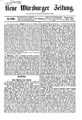 Neue Würzburger Zeitung Donnerstag 4. Mai 1865