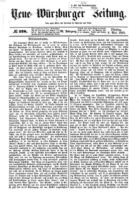 Neue Würzburger Zeitung Dienstag 9. Mai 1865