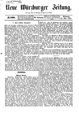 Neue Würzburger Zeitung Mittwoch 10. Mai 1865