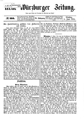 Neue Würzburger Zeitung Dienstag 6. Juni 1865