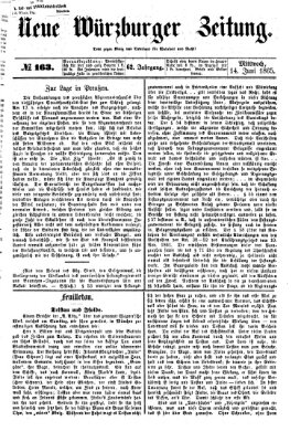 Neue Würzburger Zeitung Mittwoch 14. Juni 1865